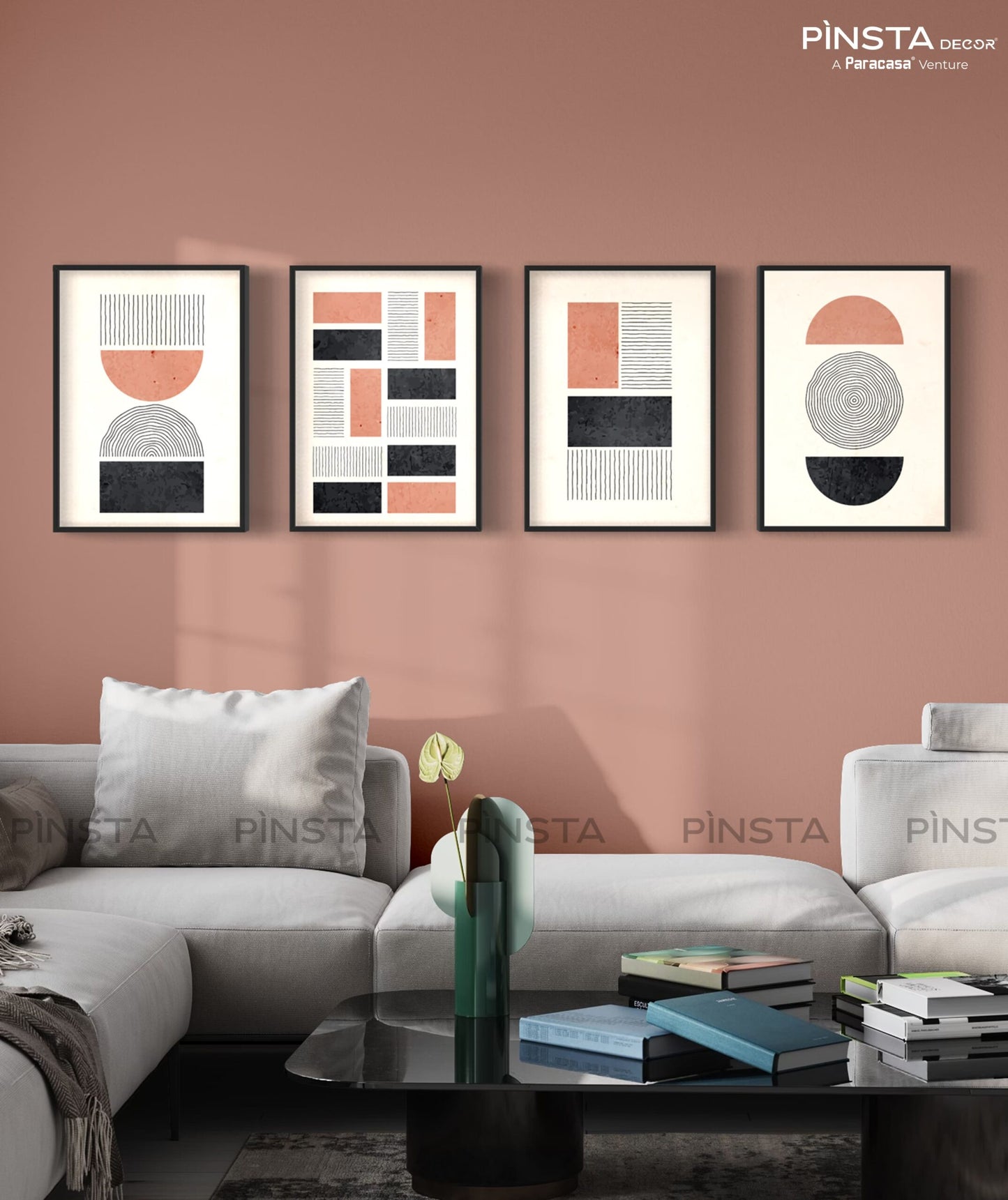 Geometric Abstract (Set of 4)