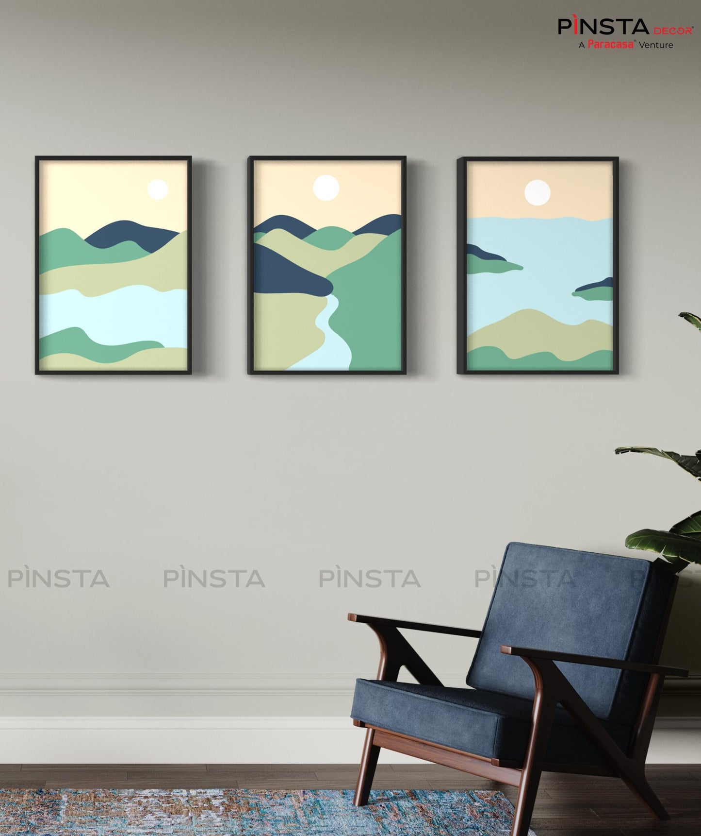 Land of Peaks and Valleys (Set of 3)