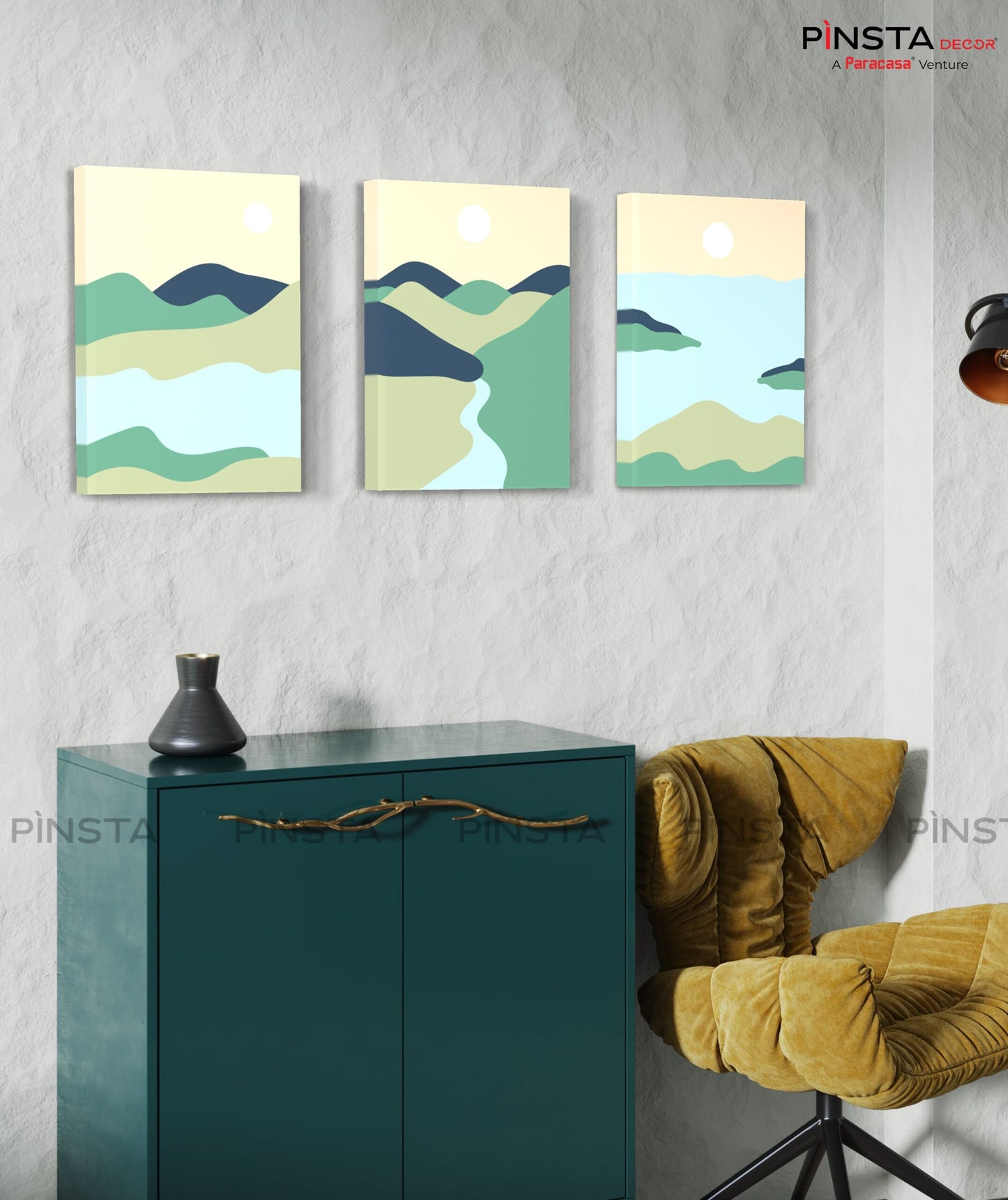 Land of Peaks and Valleys (Set of 3)