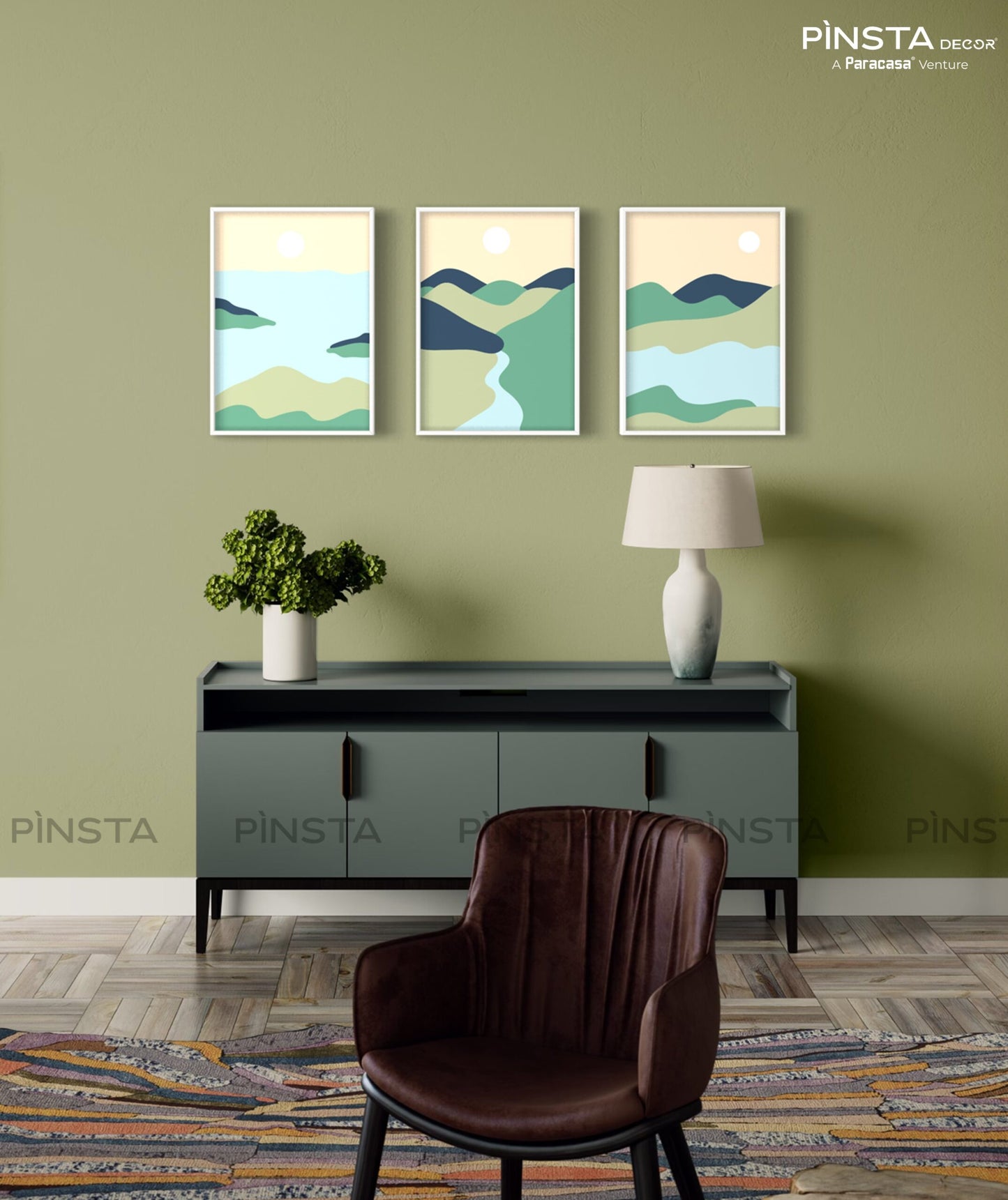 Land of Peaks and Valleys (Set of 3)