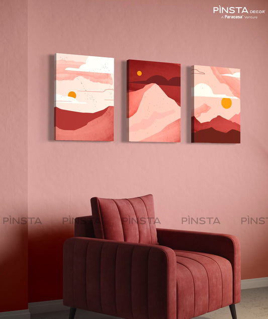 Land of Peaks (Set of 3)