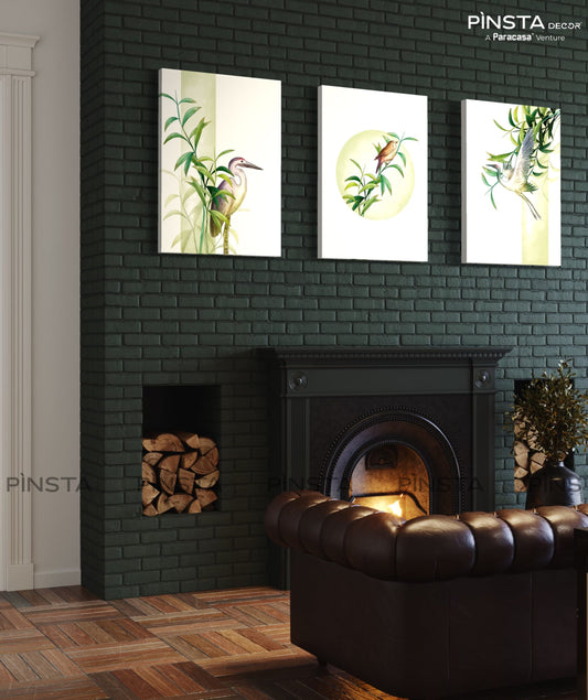 Songbirds in the Trees (Set of 3)