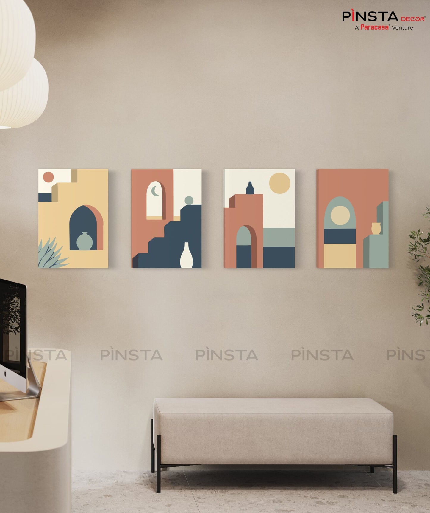 The Earthern Pottery (Set of 4)