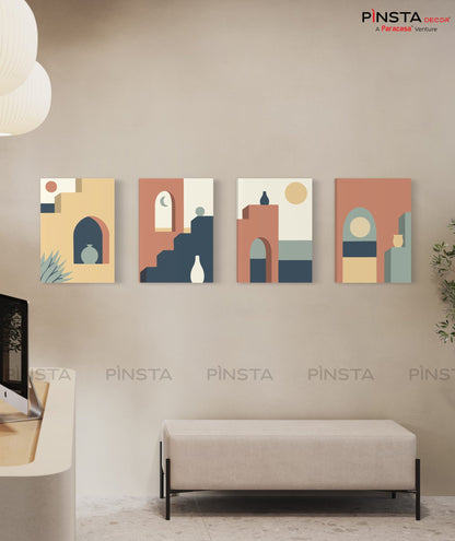 The Earthern Pottery (Set of 4)