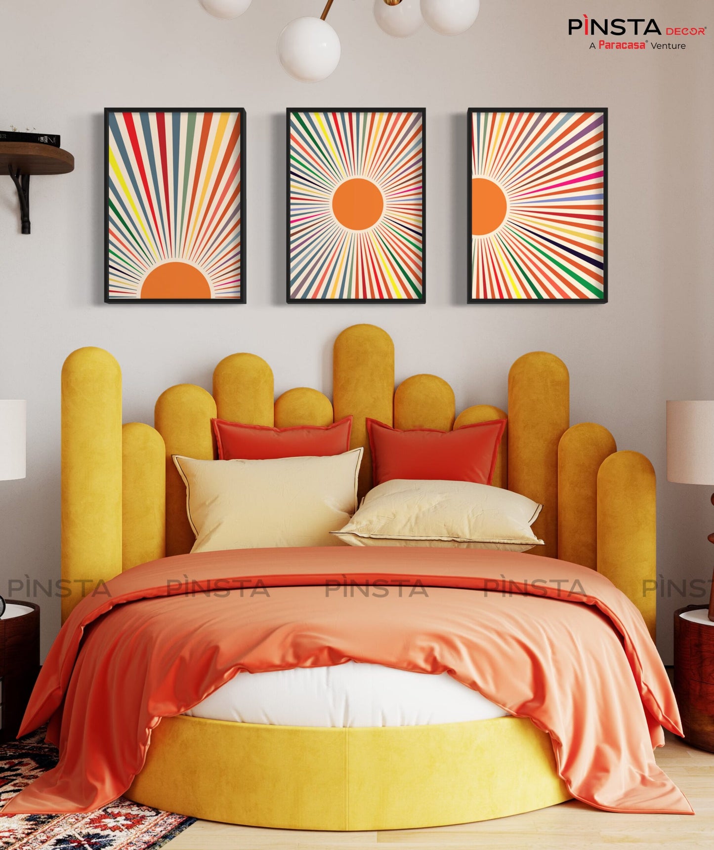 Colorful Rays (Set of 3)