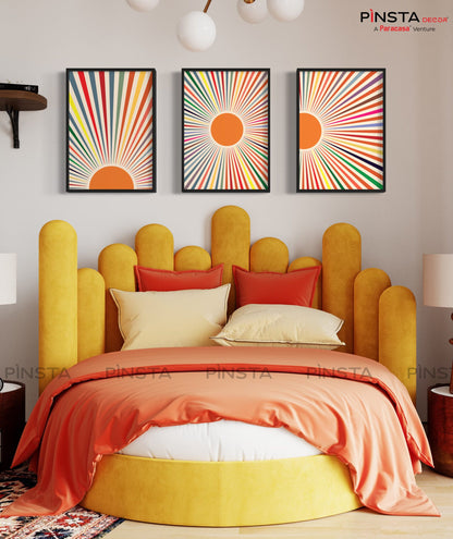 Colorful Rays (Set of 3)