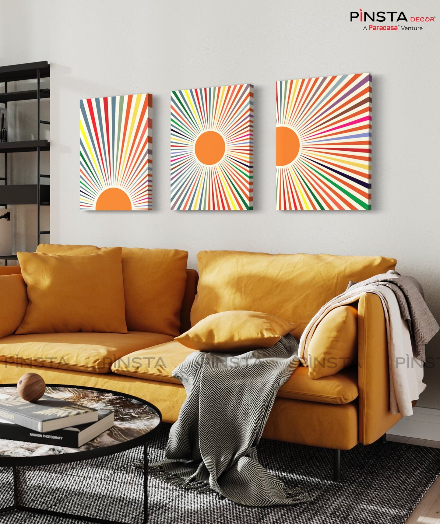 Colorful Rays (Set of 3)