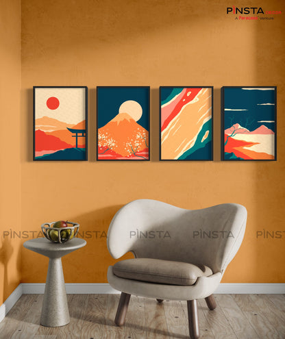 Mount Fuji (Set of 4)