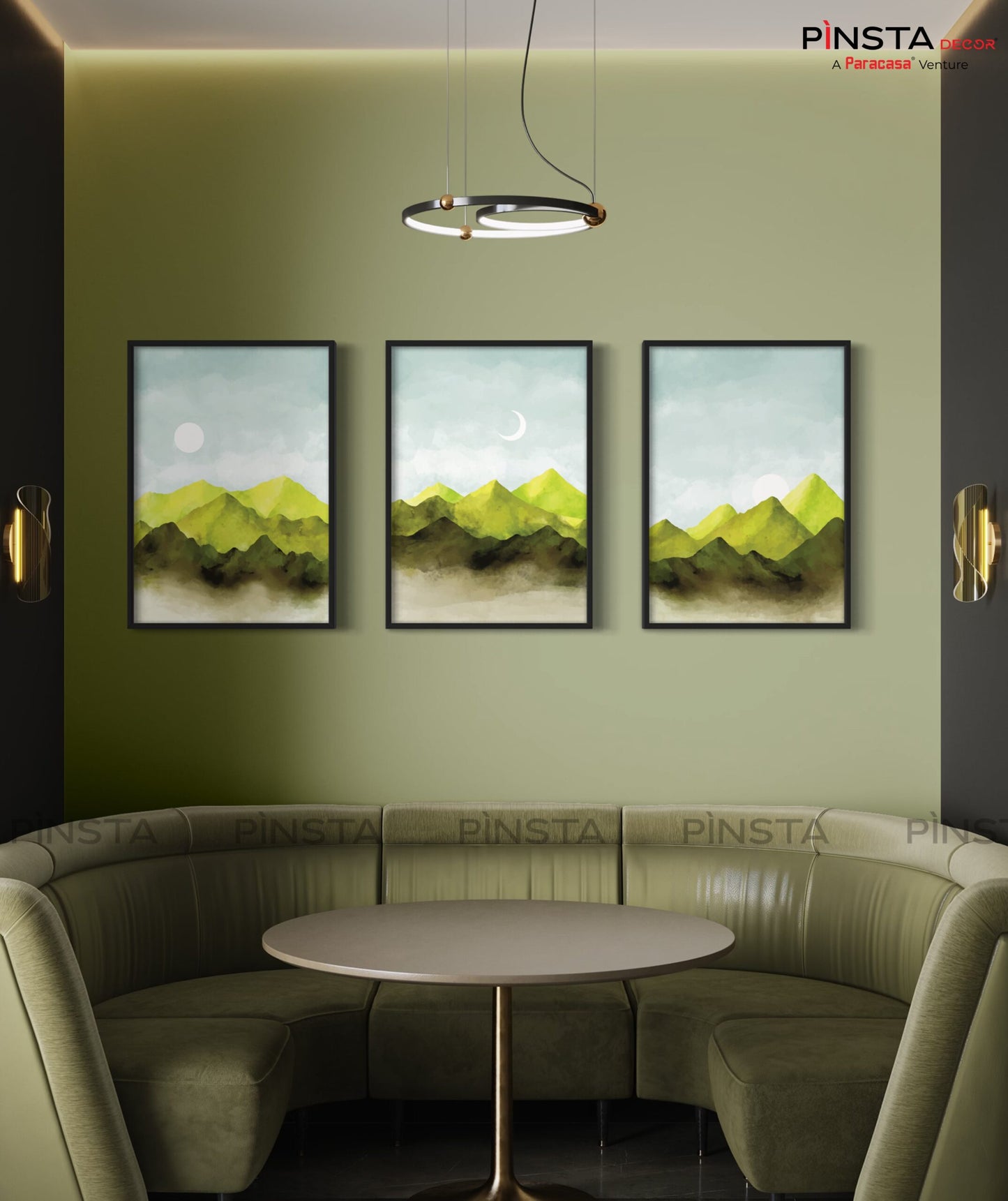 Green Mountains (Set of 3)
