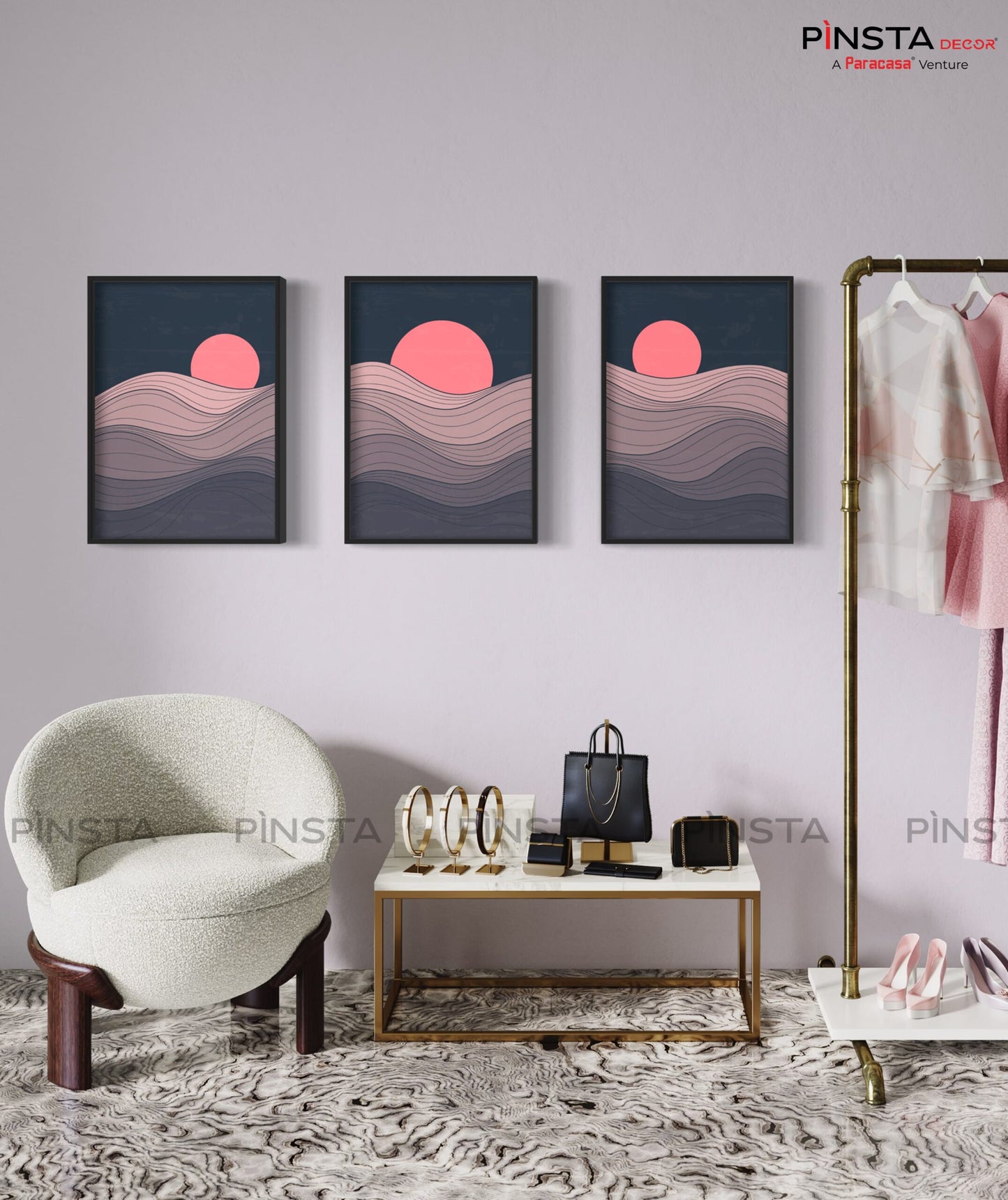 The Setting Sun (Set of 3)