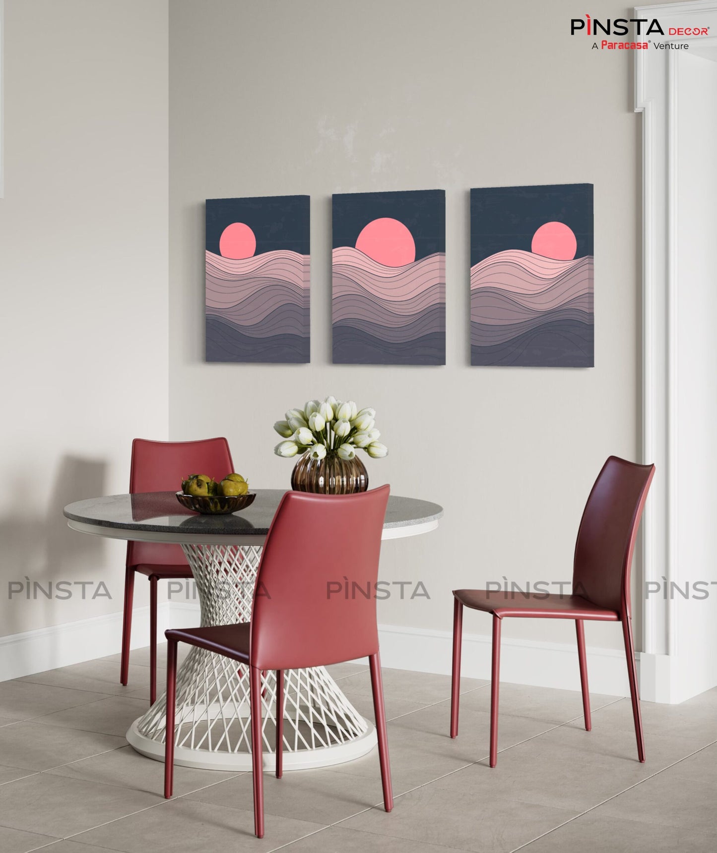 The Setting Sun (Set of 3)