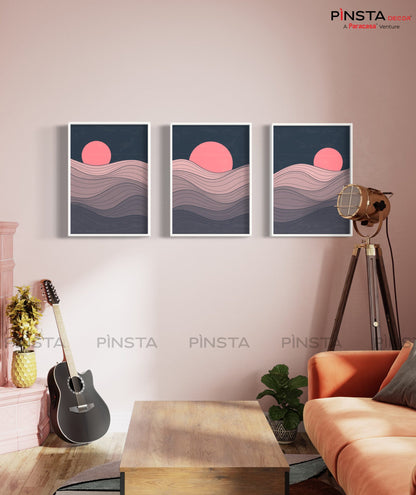 The Setting Sun (Set of 3)