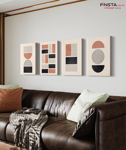Geometric Abstract (Set of 4)