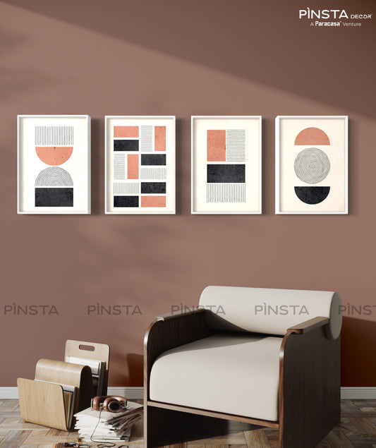 Geometric Abstract (Set of 4)