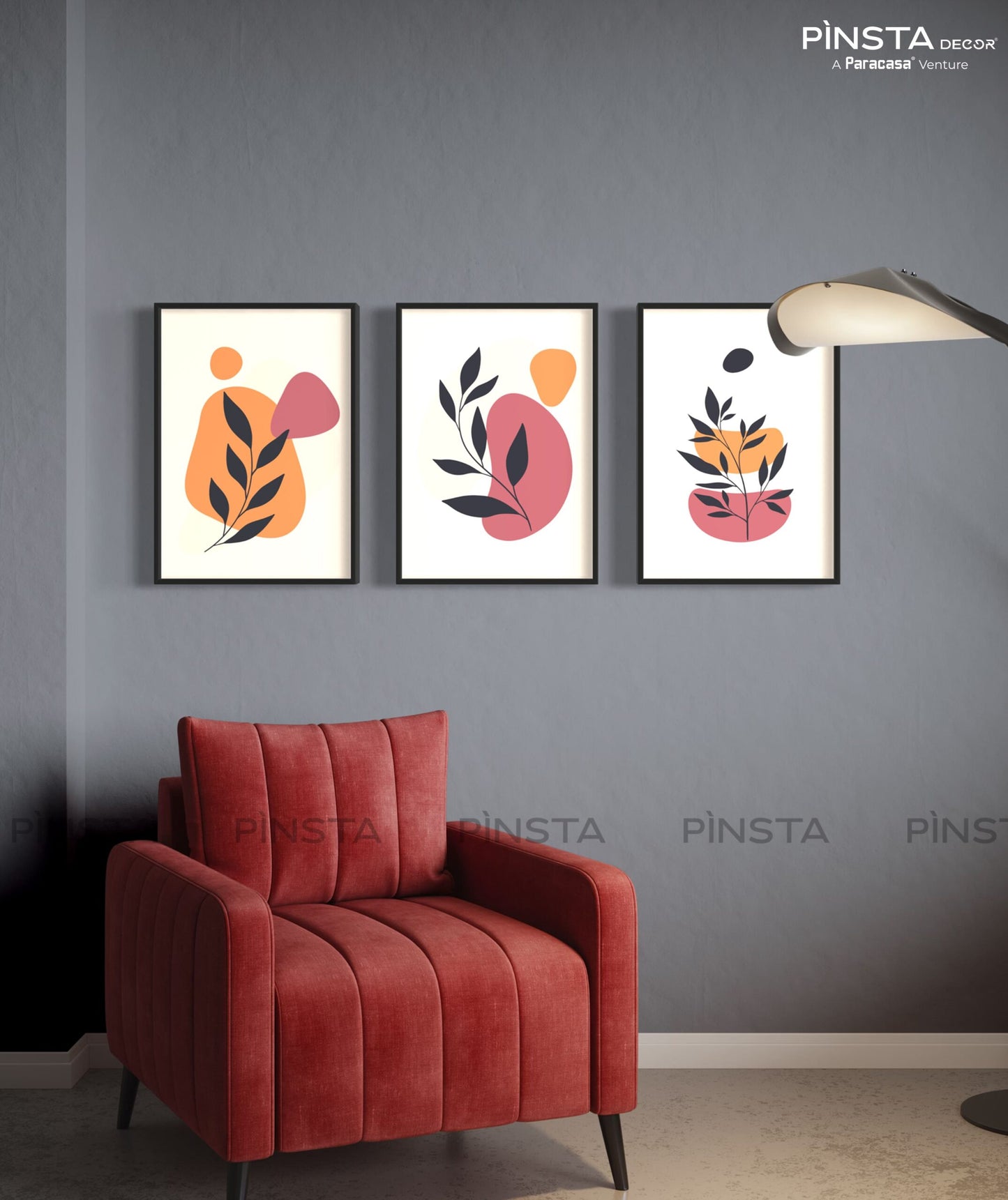 Abstract Leaves (Set of 3)