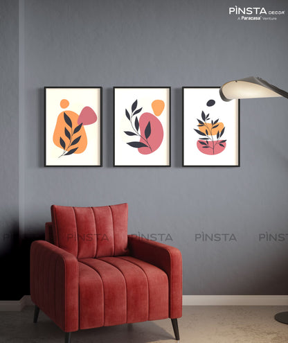 Abstract Leaves (Set of 3)