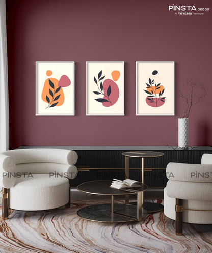 Abstract Leaves (Set of 3)