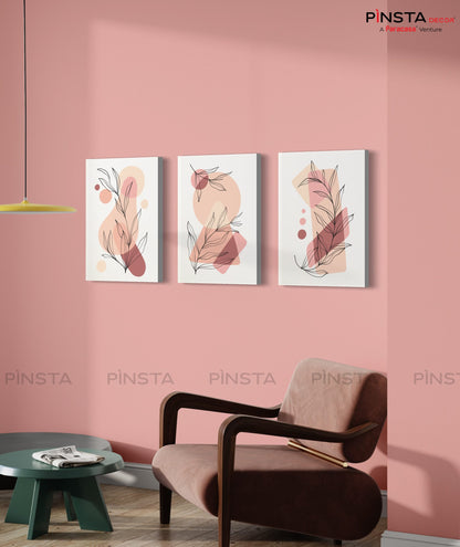 Organic Abstractions (Set of 3)