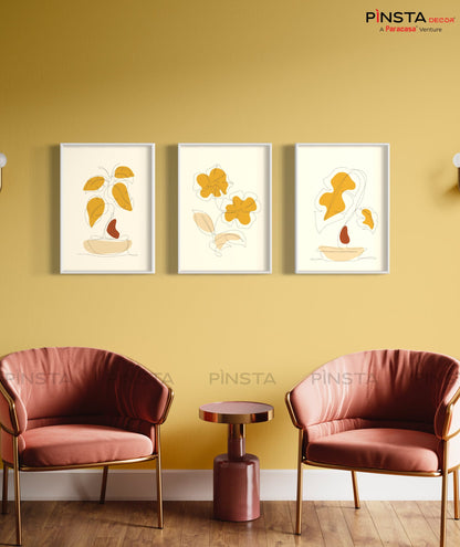 Organic Abstract (Set of 3)